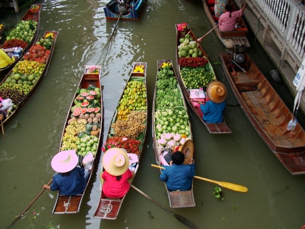 Bangkok floating market